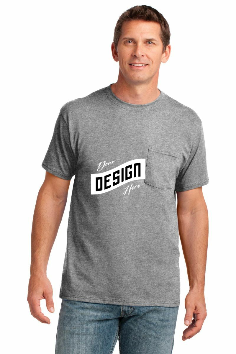 Port & Company ® Core Cotton Pocket Tee