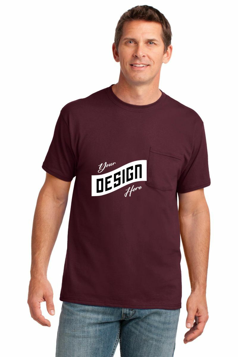 Port & Company ® Core Cotton Pocket Tee