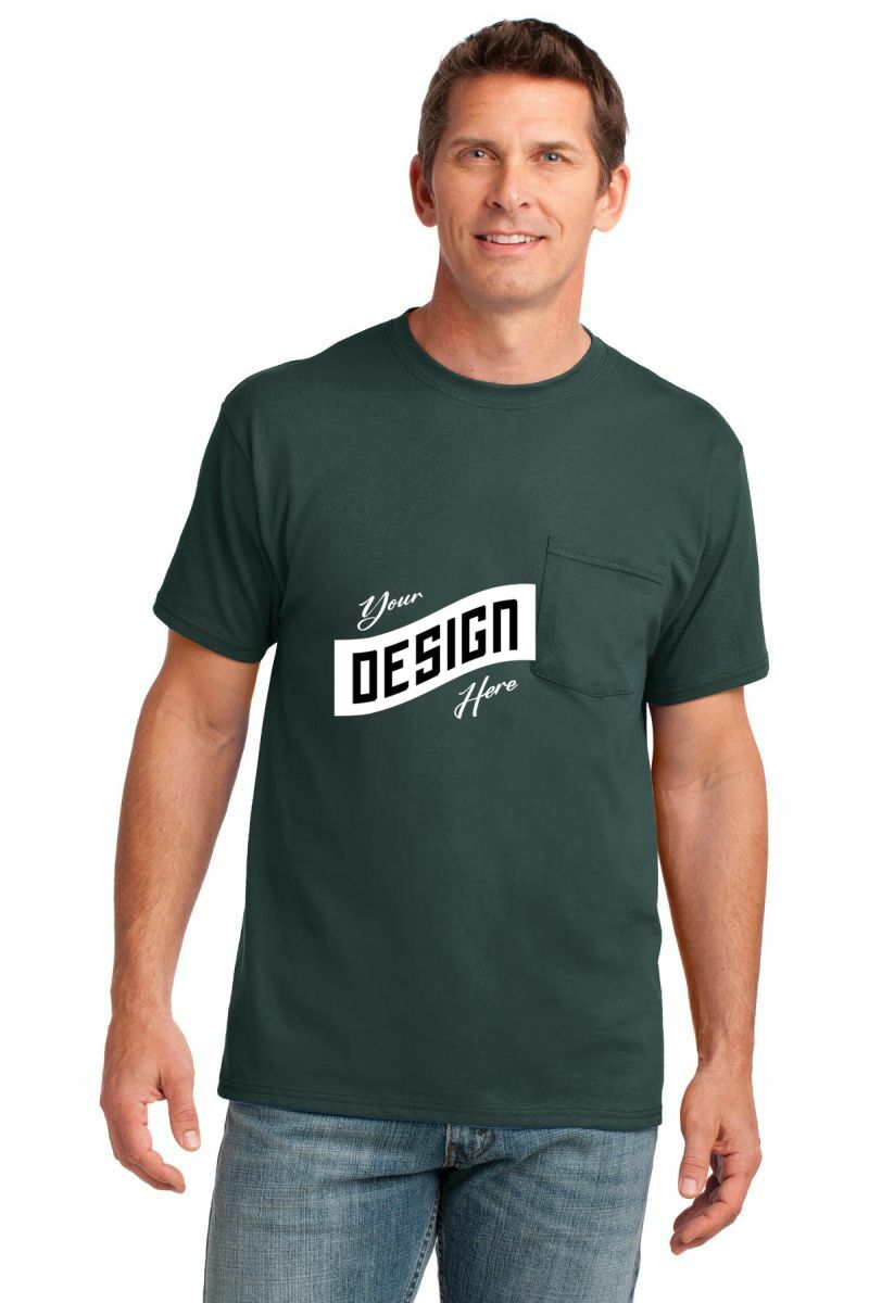 Port & Company ® Core Cotton Pocket Tee