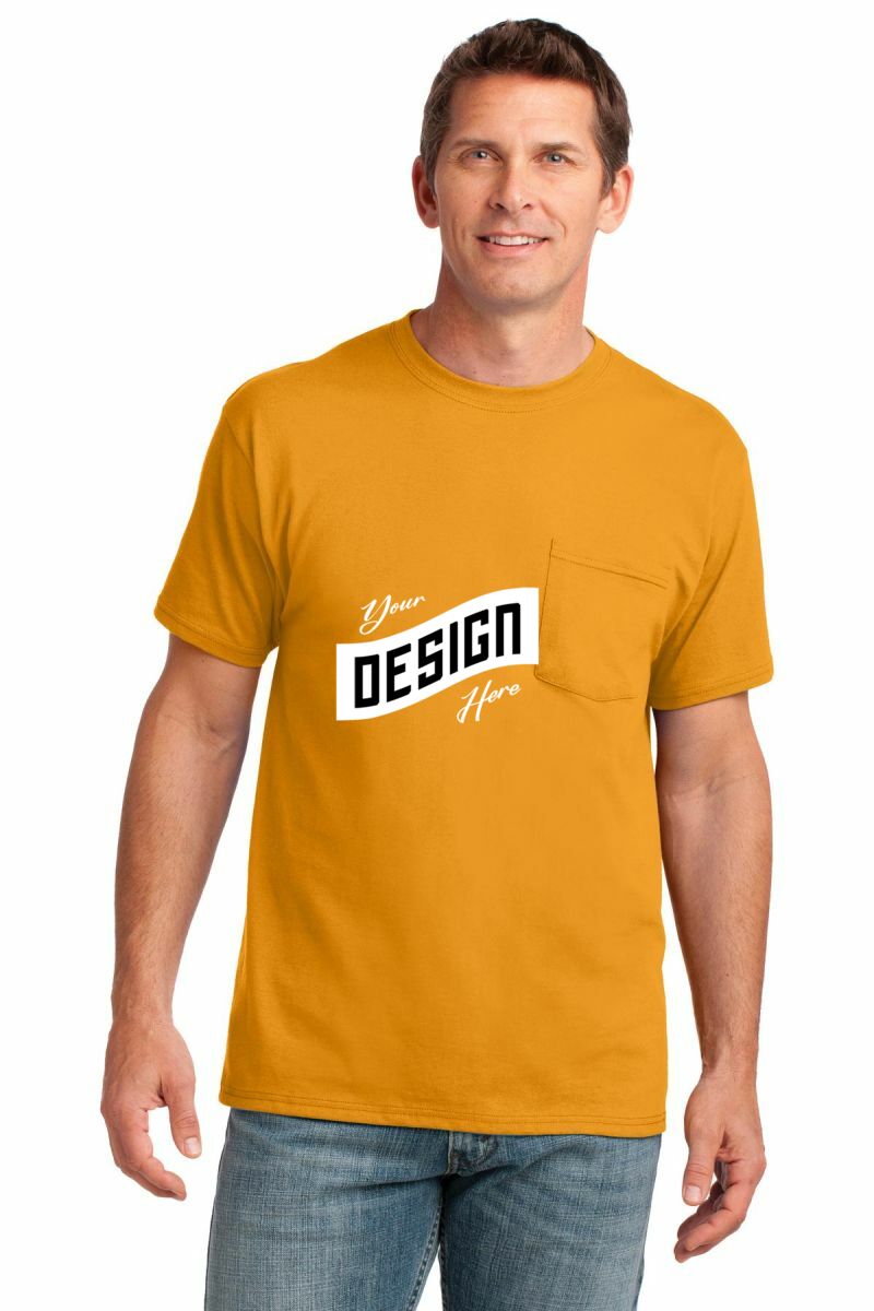 Port & Company ® Core Cotton Pocket Tee
