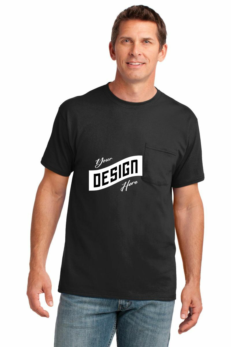 Port & Company ® Core Cotton Pocket Tee
