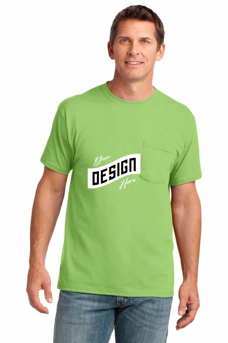 Port & Company ® Core Cotton Pocket Tee