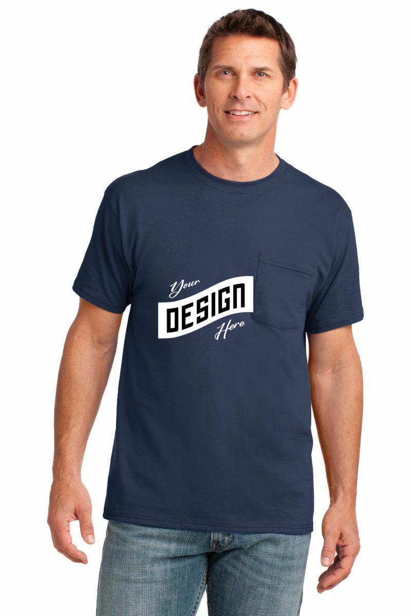 Port & Company ® Core Cotton Pocket Tee
