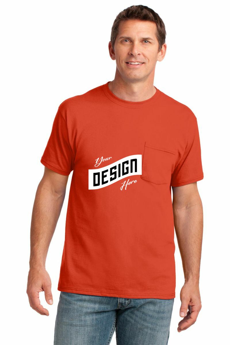 Port & Company ® Core Cotton Pocket Tee
