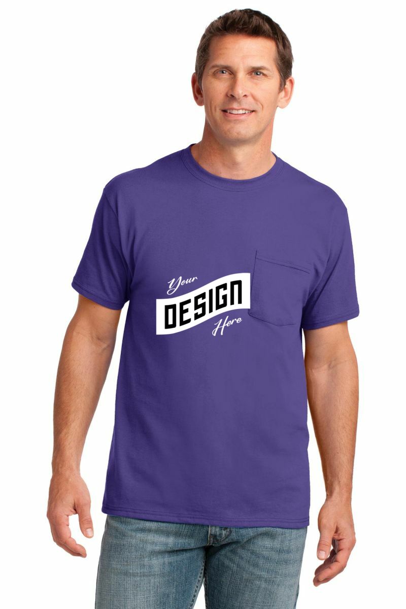 Port & Company ® Core Cotton Pocket Tee