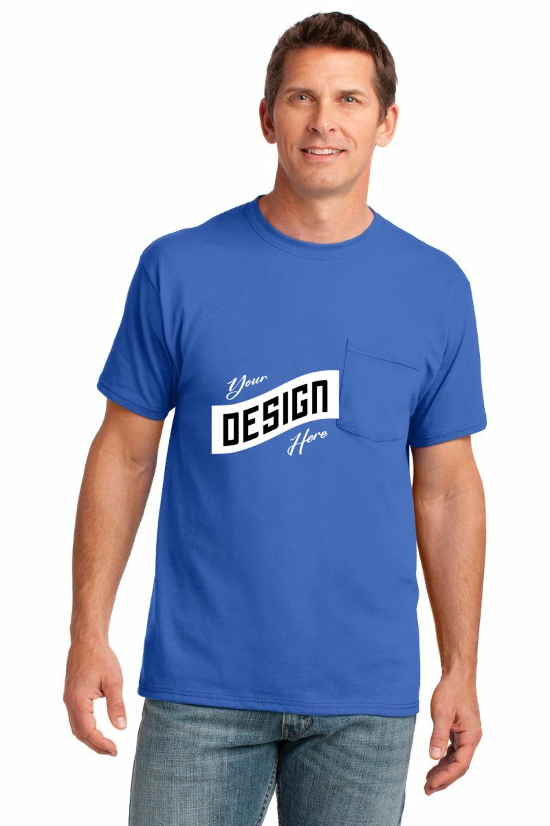 Port & Company ® Core Cotton Pocket Tee