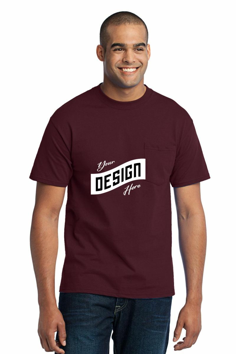 Port & Company ® Tall Core Blend Pocket Tee