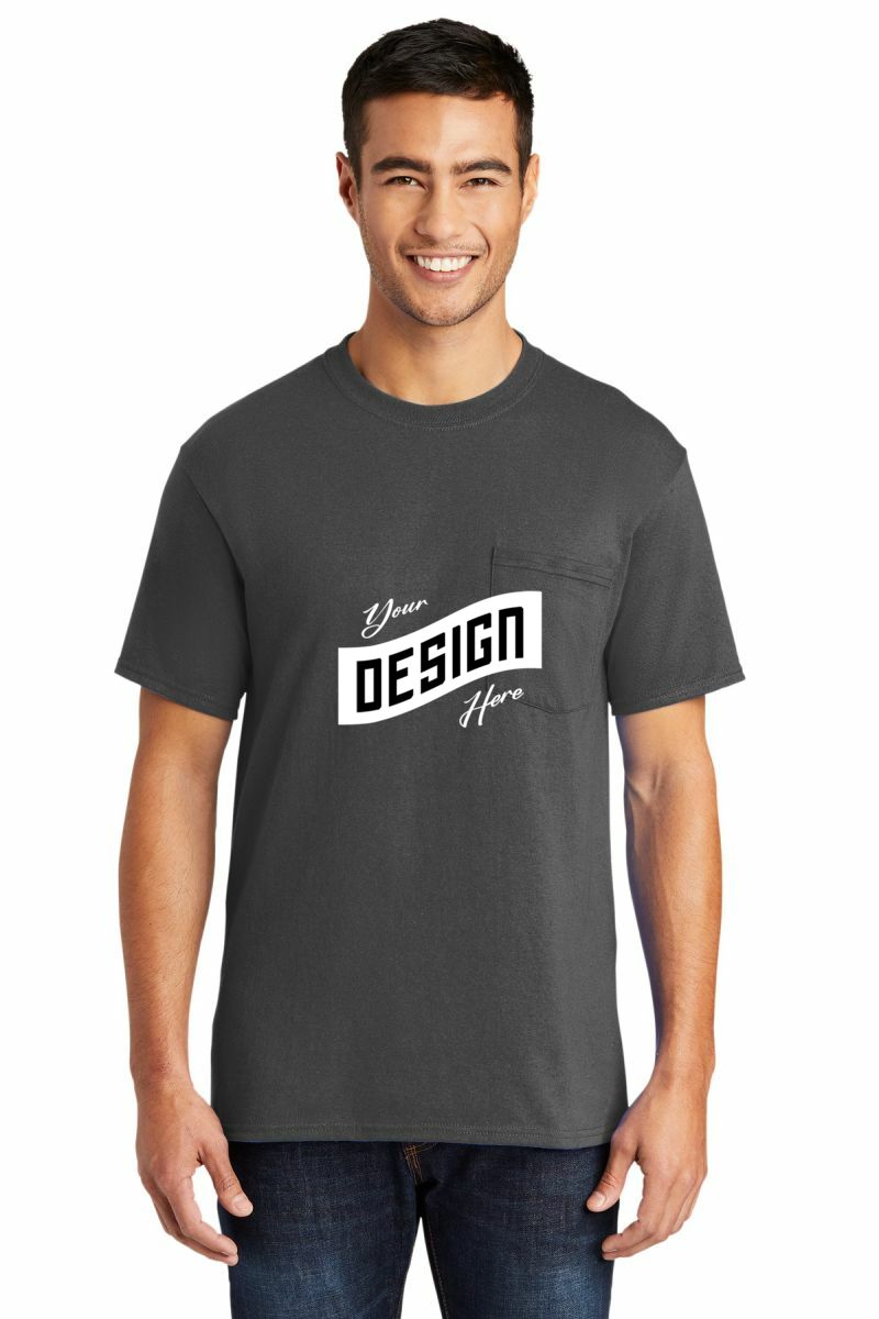 Port & Company ® Tall Core Blend Pocket Tee