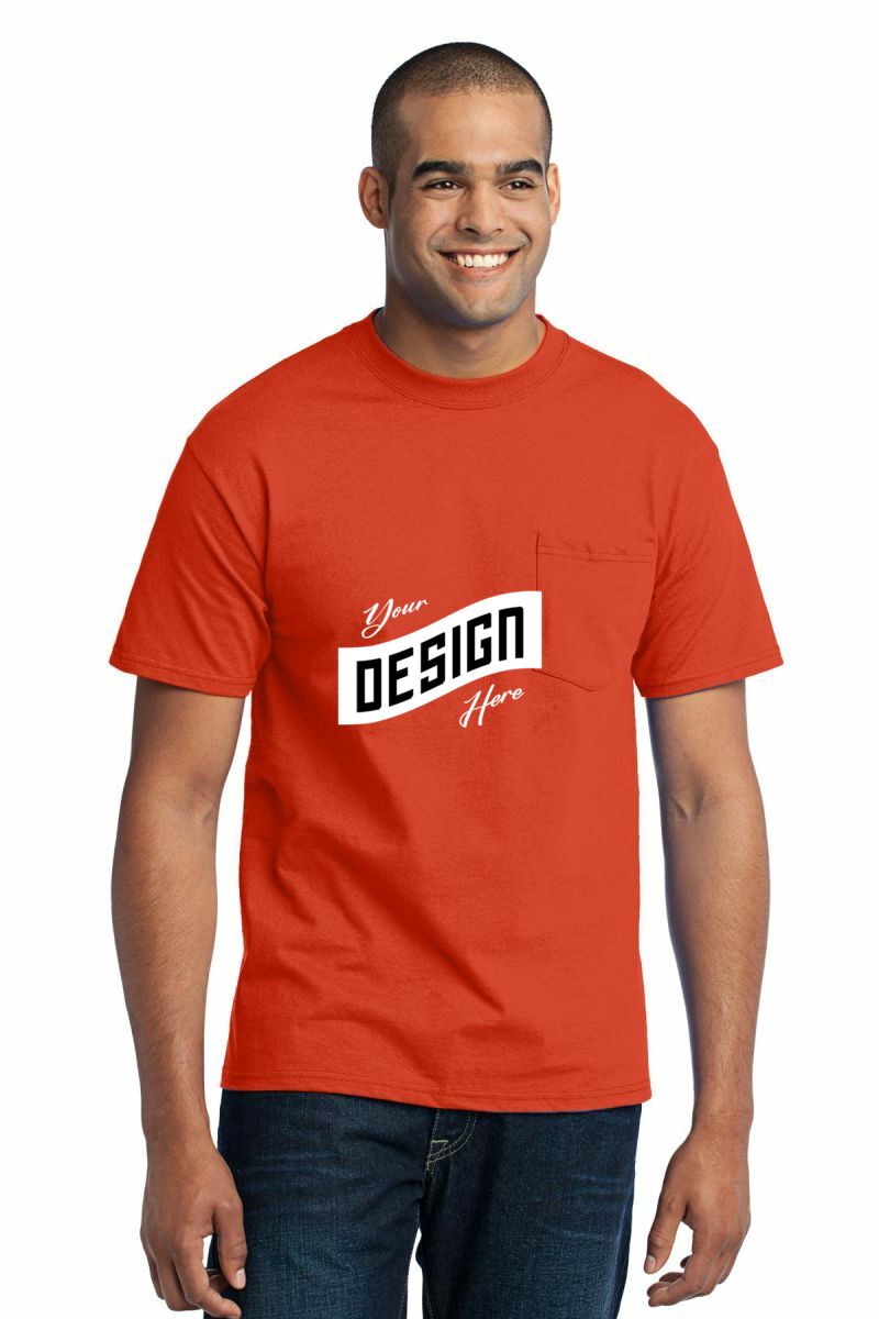Port & Company ® Tall Core Blend Pocket Tee