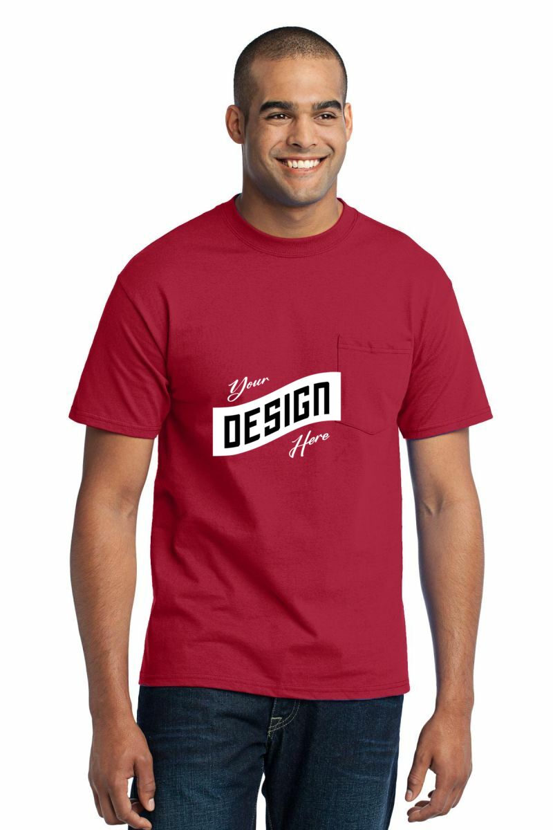 Port & Company ® Tall Core Blend Pocket Tee