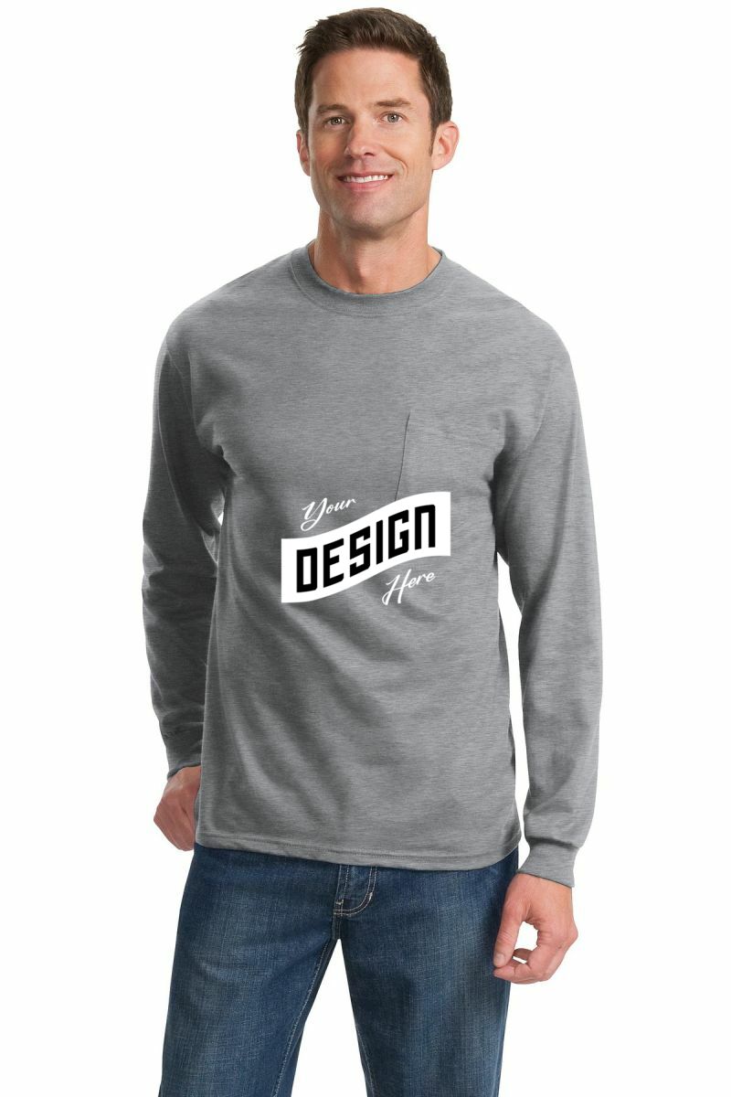Port & Company ® Long Sleeve Essential Pocket Tee