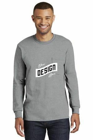 Port & Company ® Tall Long Sleeve Essential Pocket Tee