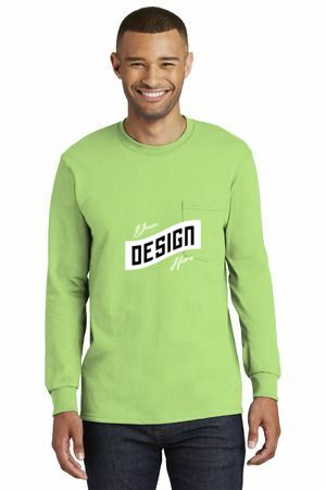 Port & Company ® Tall Long Sleeve Essential Pocket Tee