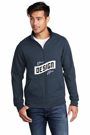 Port & Co ™  Core Fleece Cadet Full-Zip Sweatshirt PC78FZ
