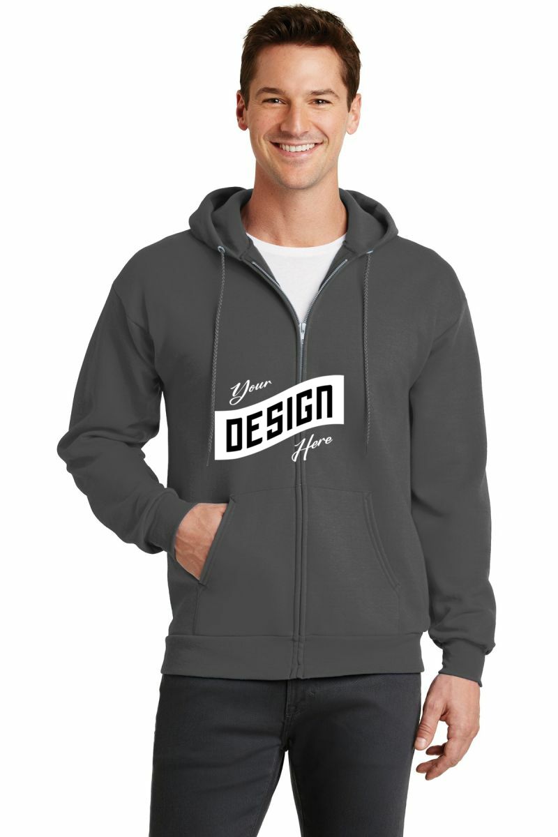 Port & Company ®  - Core Fleece Full-Zip Hooded Sweatshirt