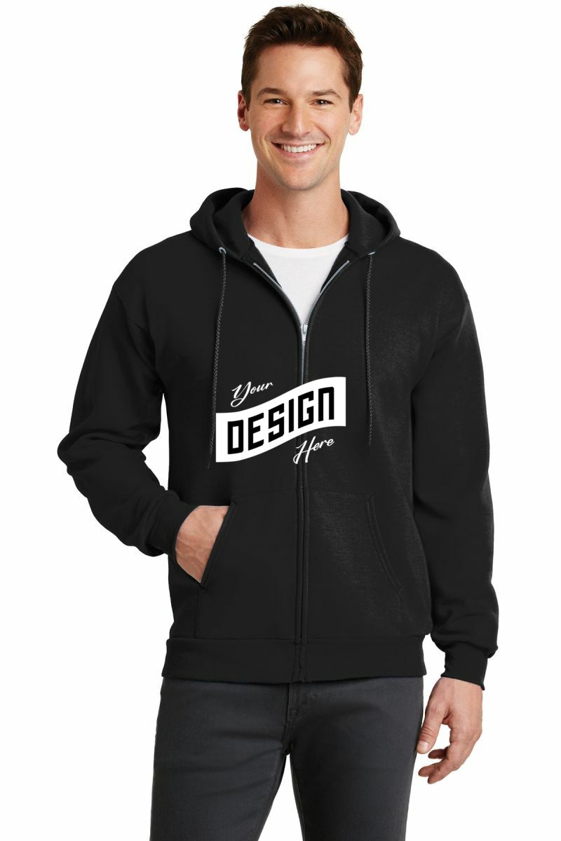 Port & Company ®  - Core Fleece Full-Zip Hooded Sweatshirt
