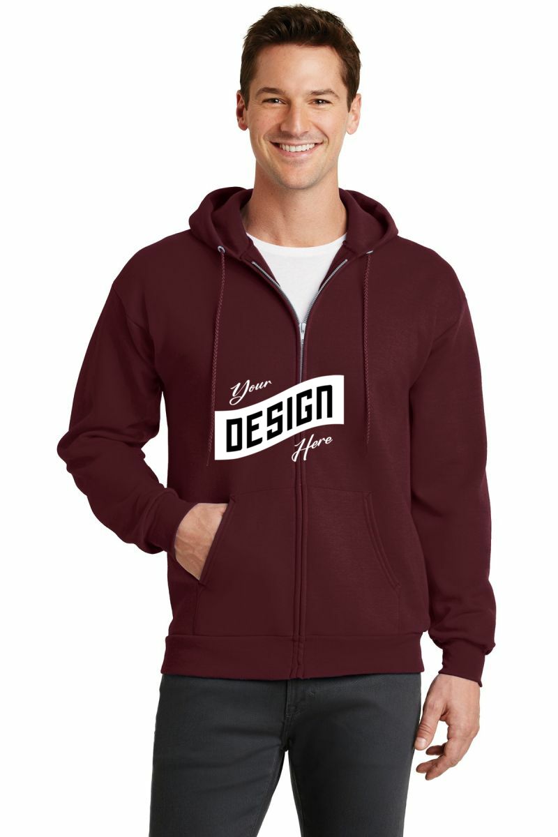 Port & Company ®  - Core Fleece Full-Zip Hooded Sweatshirt