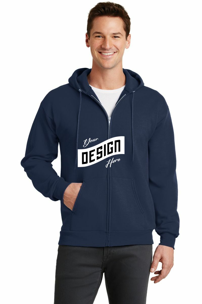 Port & Company ®  - Core Fleece Full-Zip Hooded Sweatshirt