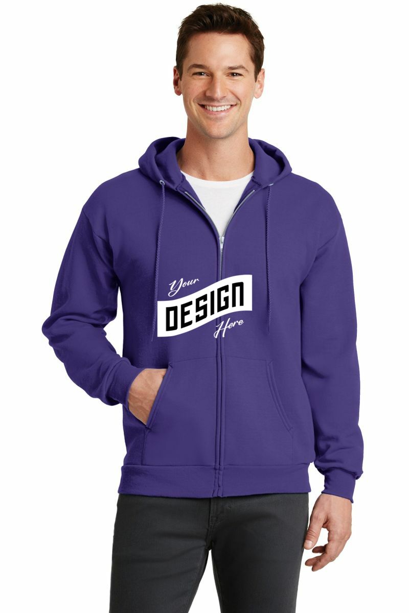 Port & Company ®  - Core Fleece Full-Zip Hooded Sweatshirt