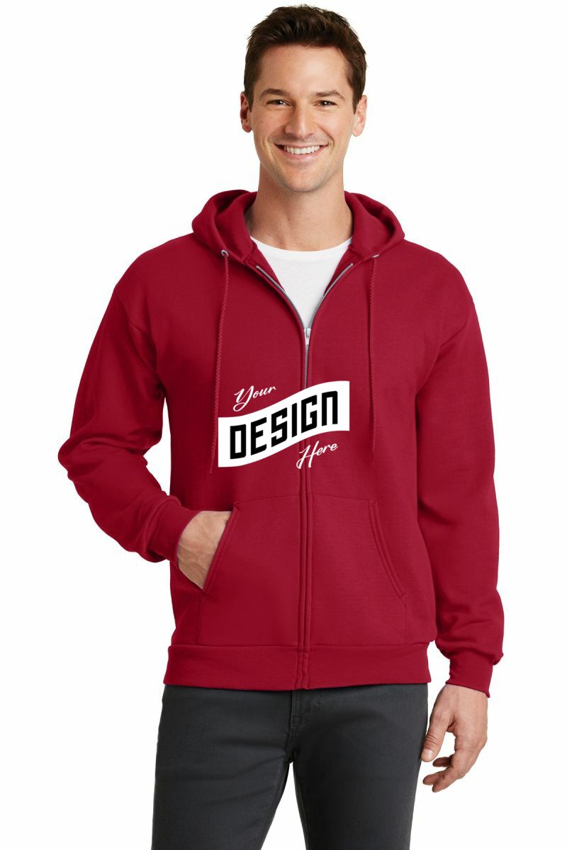 Port & Company ®  - Core Fleece Full-Zip Hooded Sweatshirt