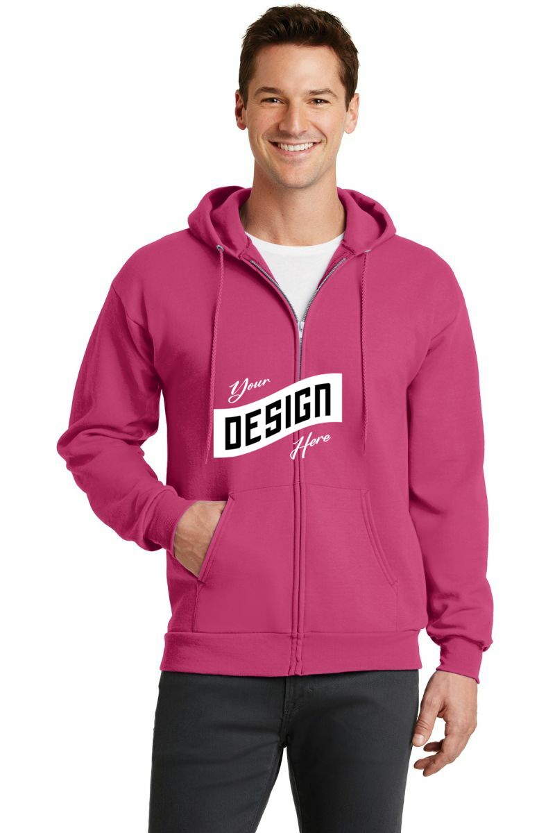 Port & Company ®  - Core Fleece Full-Zip Hooded Sweatshirt