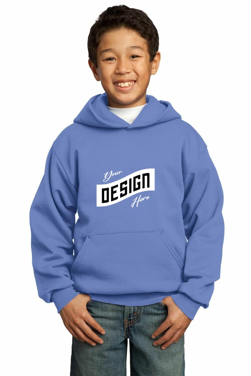 Port & Co Youth Core Fleece Pullover Hooded Sweatshirt