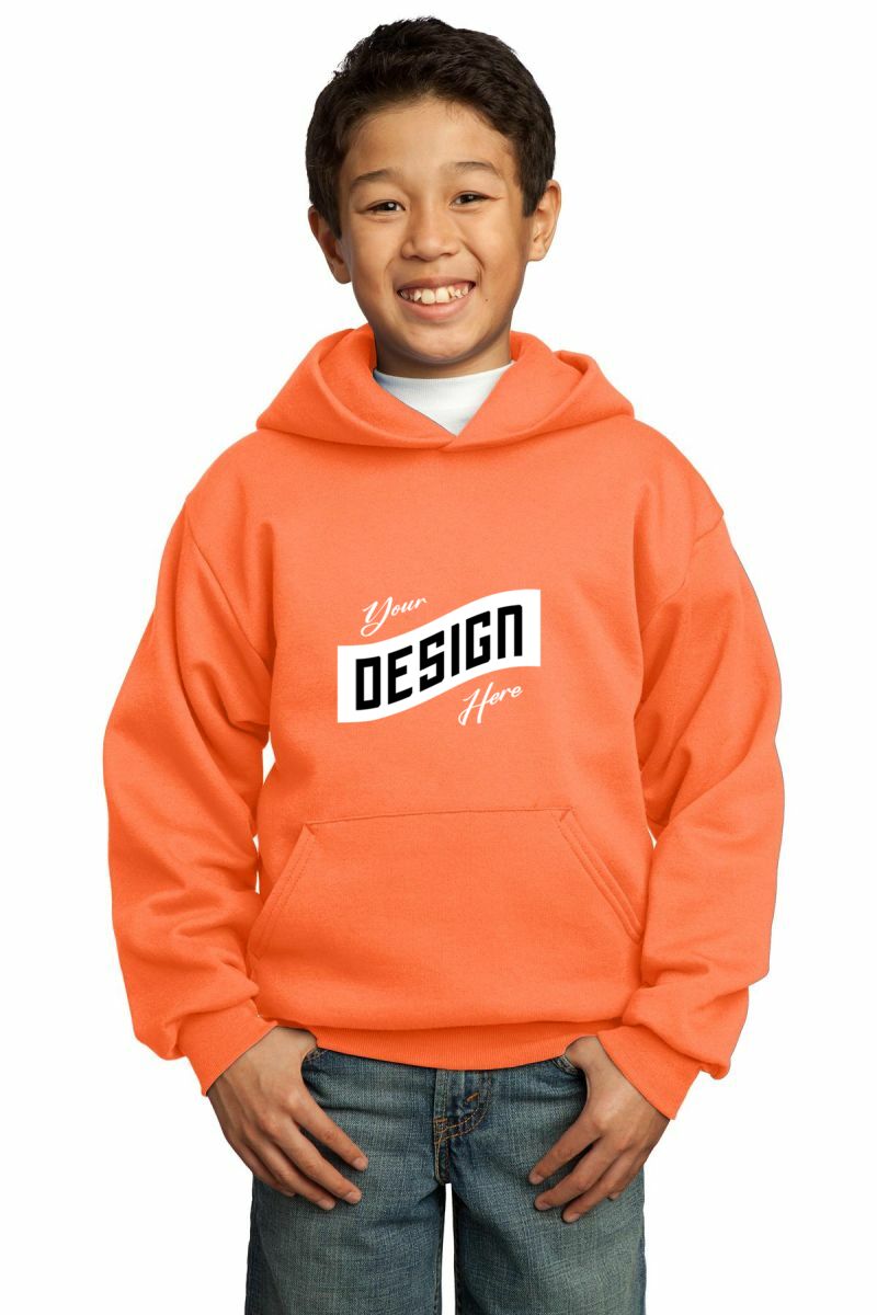 Port & Co Youth Core Fleece Pullover Hooded Sweatshirt