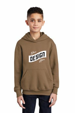 Port & Co Youth Core Fleece Pullover Hooded Sweatshirt