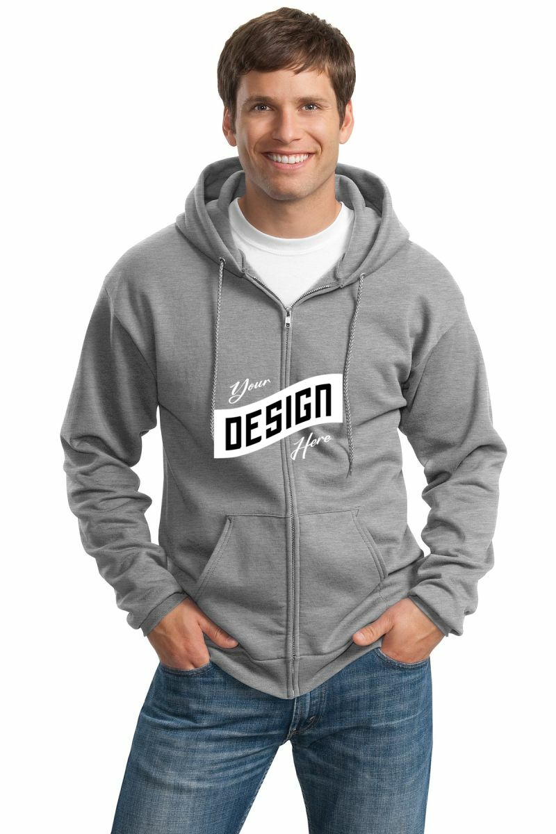 Port & Company ®  Tall Essential Fleece Full-Zip Hooded Sweatshirt