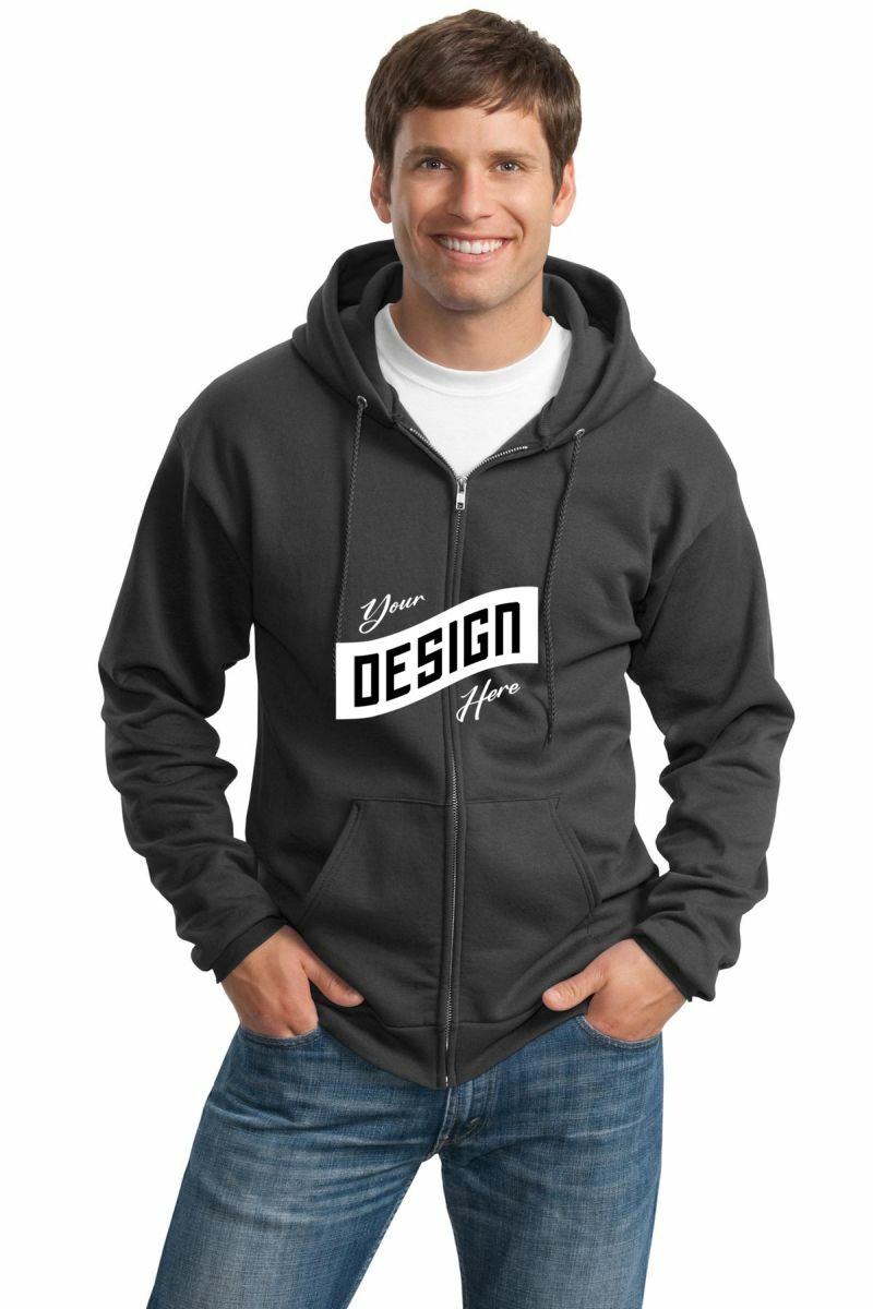 Port & Company ®  Tall Essential Fleece Full-Zip Hooded Sweatshirt