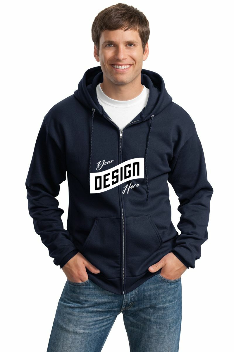 Port & Company ®  Tall Essential Fleece Full-Zip Hooded Sweatshirt