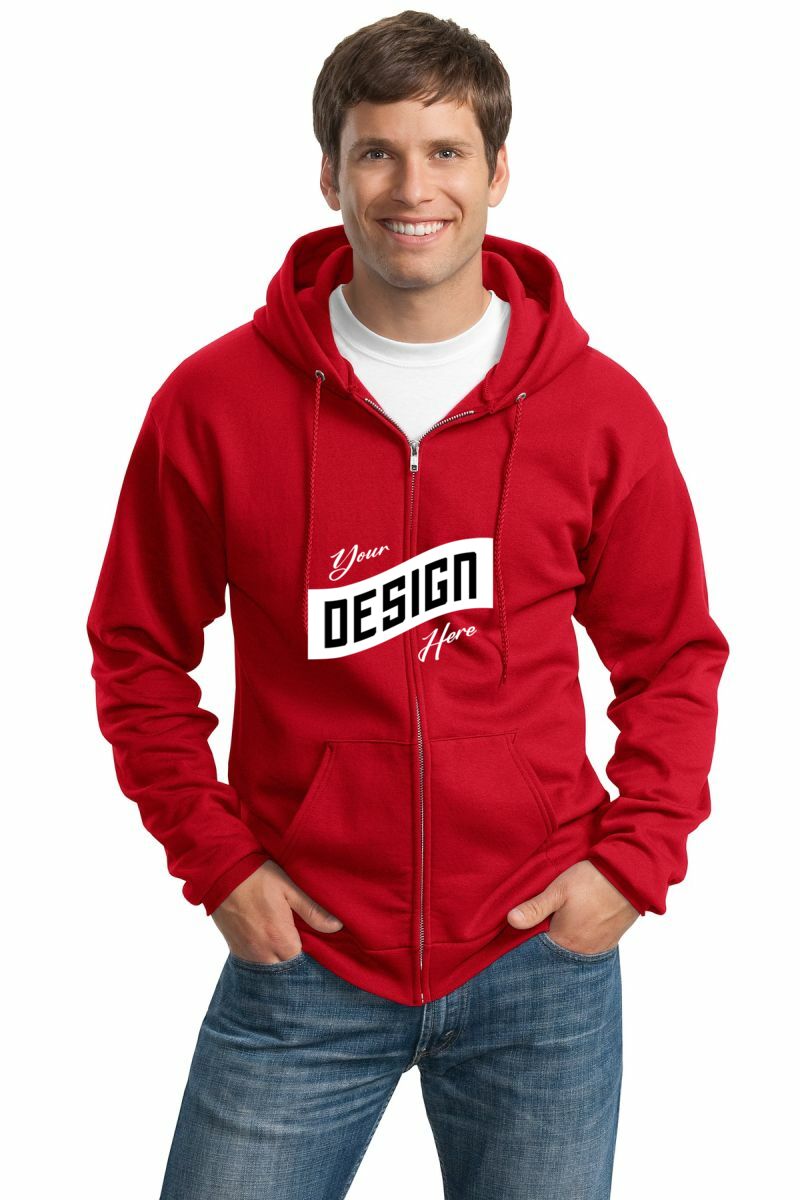 Port & Company ®  Tall Essential Fleece Full-Zip Hooded Sweatshirt