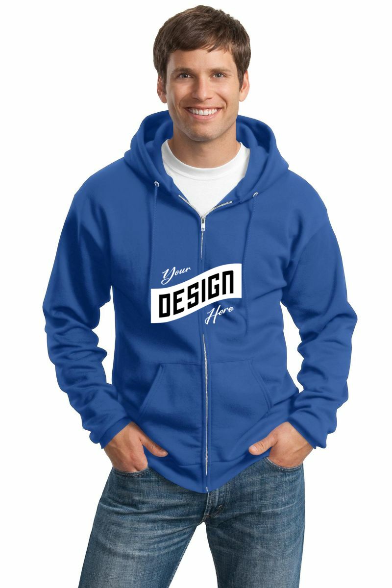 Port & Company ®  Tall Essential Fleece Full-Zip Hooded Sweatshirt