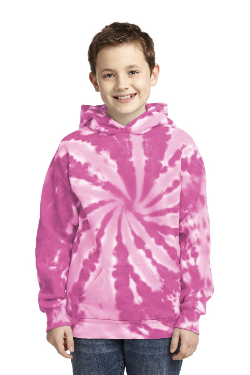 Port & Co ™  Youth Tie-Dye Pullover Hooded Sweatshirt