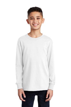 Port & Co ™  Youth Long Sleeve Core Cotton Tee