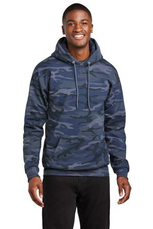 Port & Co   Core Fleece Camo Pullover Hooded Sweatshirt
