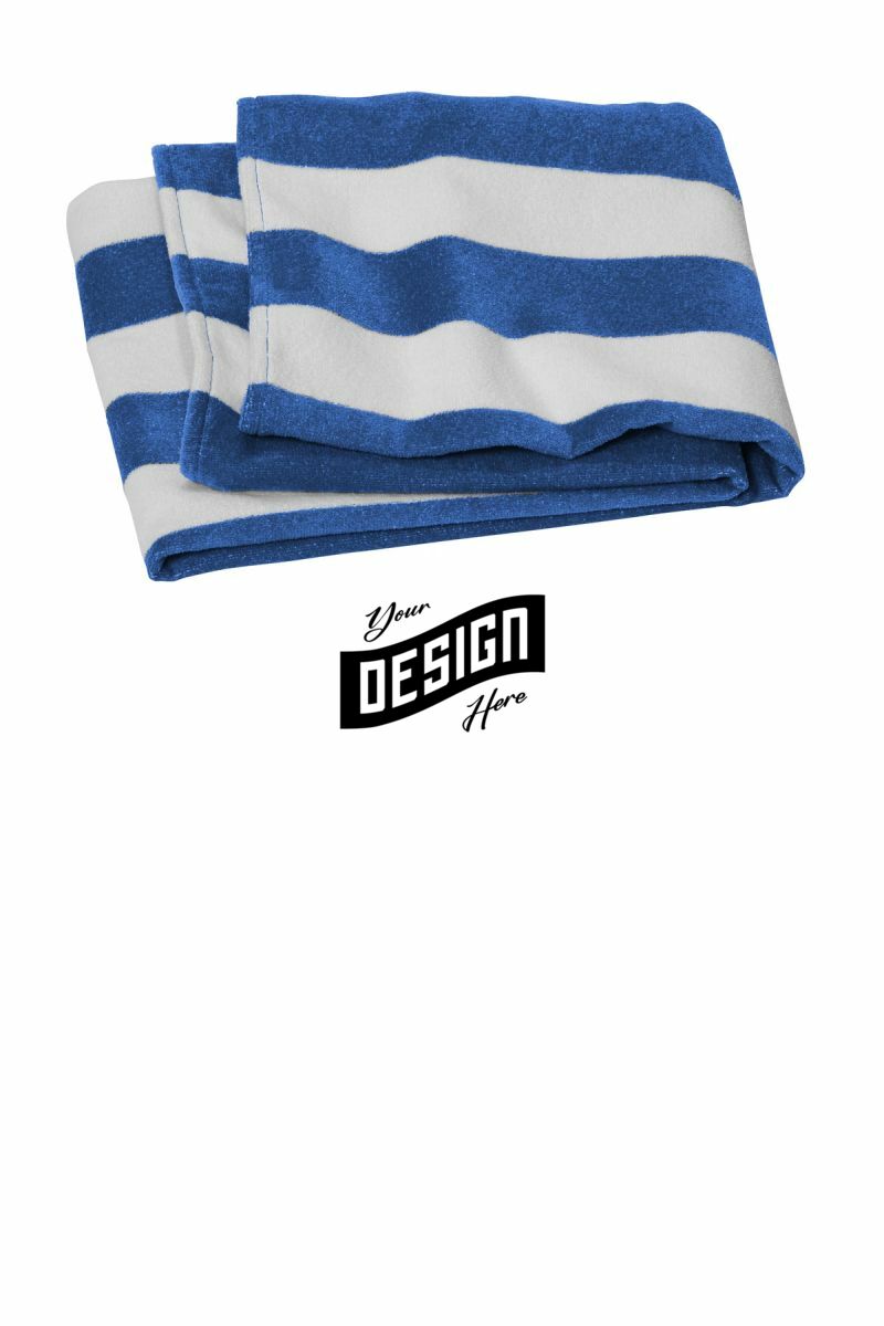 Port Authority  ®  Value Cabana Stripe Beach Towel PT45