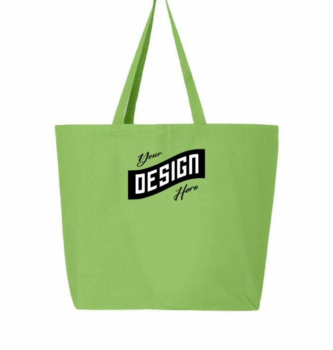 Custom Shopping Zipper Tote Bag