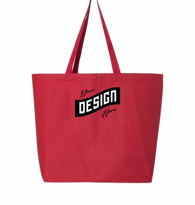 Custom Shopping Zipper Tote Bag