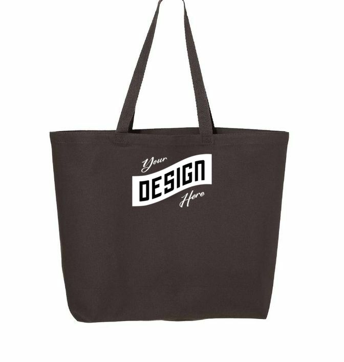 Custom Shopping Zipper Tote Bag
