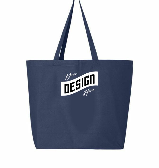 Custom Shopping Zipper Tote Bag