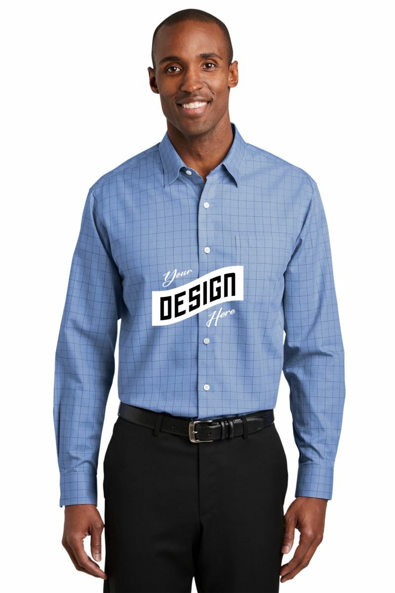  DISCONTINUED  Red House ®  Windowpane Plaid Non-Iron Shirt