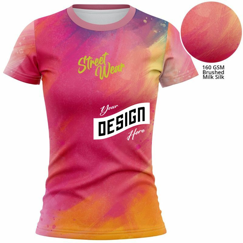 160 GSM Brushed Milk Silk Sublimation T-Shirt