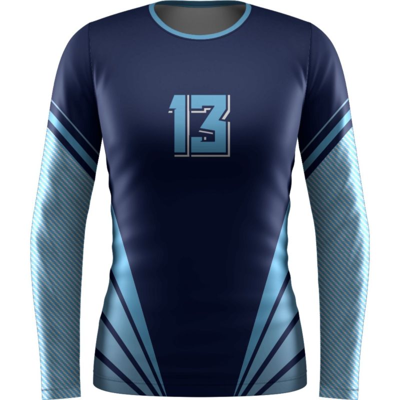 Women's 180 GSM Cotton Feel Jersey Knitted Sublimation Long Sleeve T-Shirt