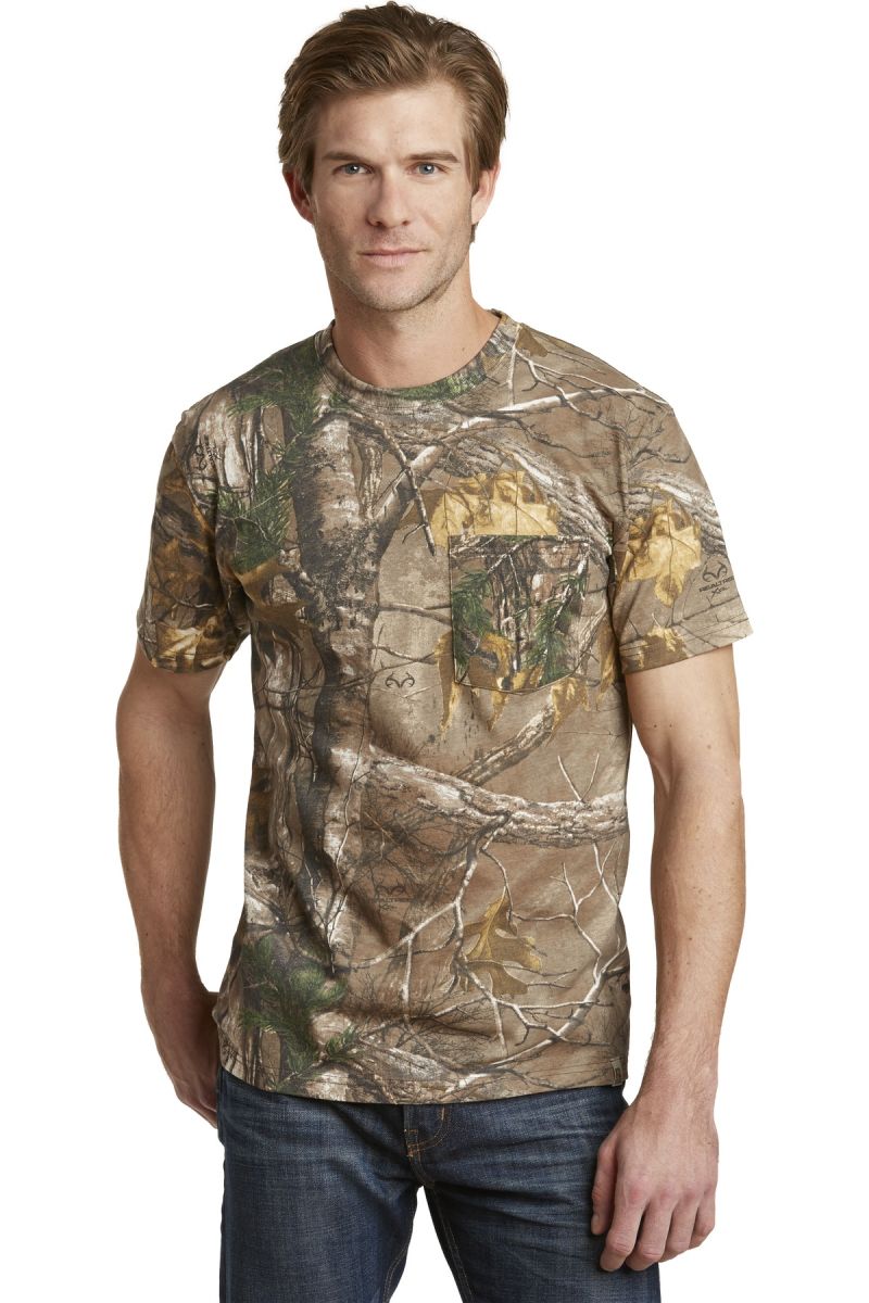 Russell Outdoors ™  - Realtree ®  Explorer 100% Cotton T-Shirt with Pocket