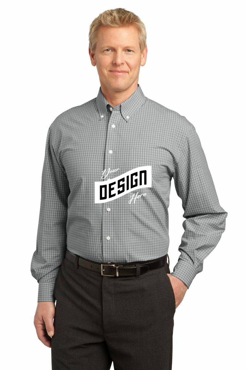 Port Authority ® Plaid Pattern Easy Care Shirt
