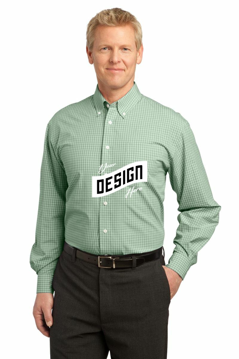 Port Authority ® Plaid Pattern Easy Care Shirt