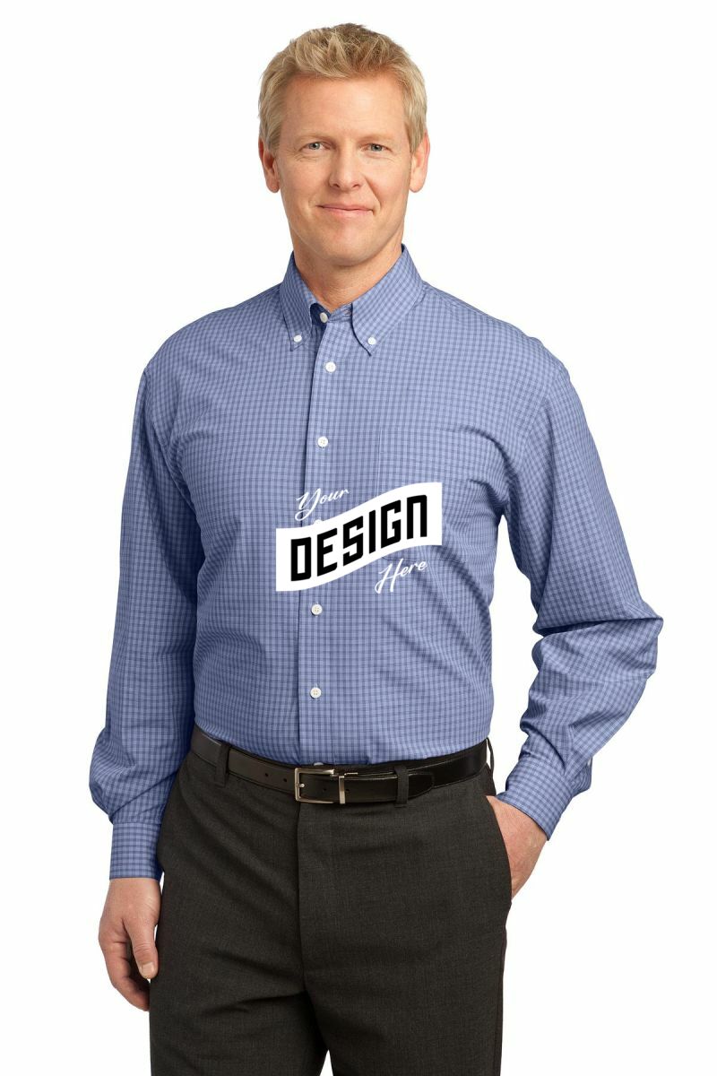 Port Authority ® Plaid Pattern Easy Care Shirt
