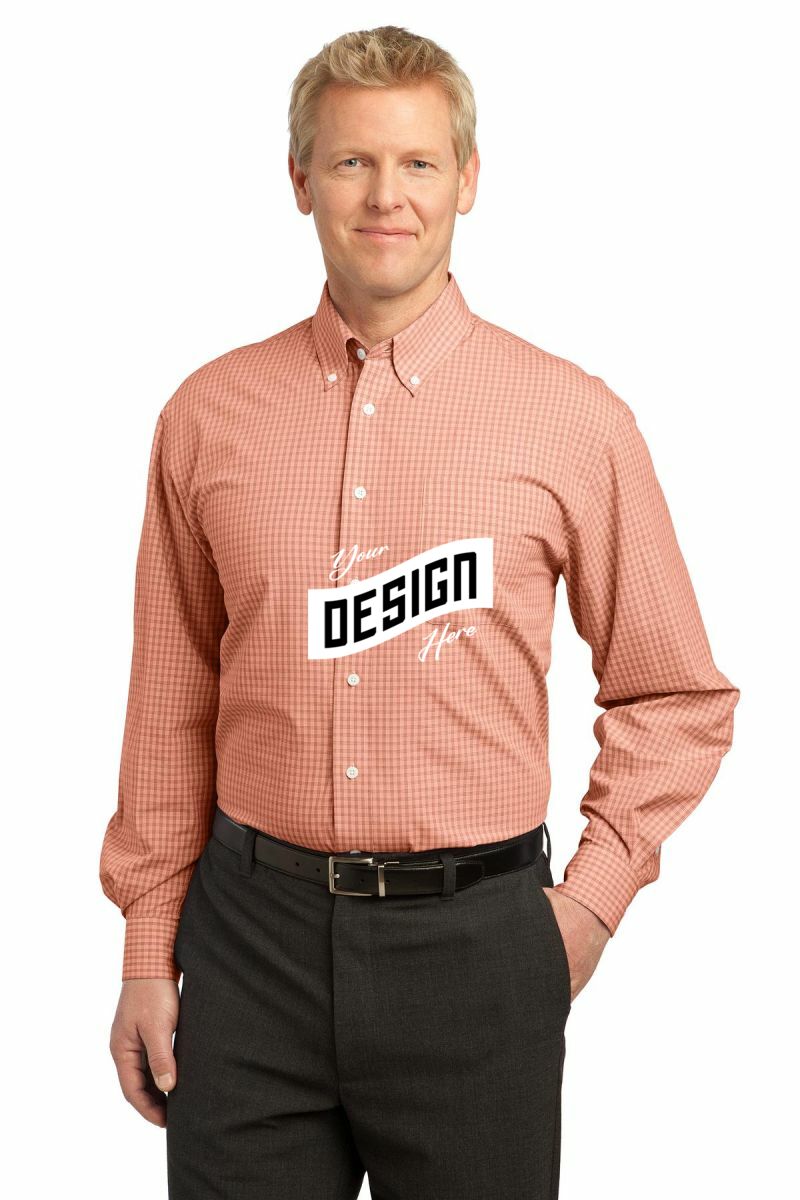 Port Authority ® Plaid Pattern Easy Care Shirt