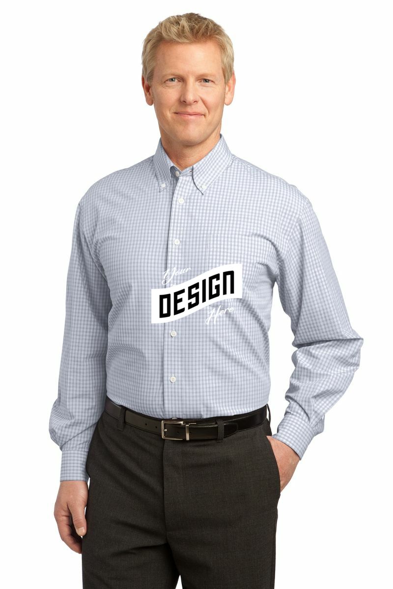 Port Authority ® Plaid Pattern Easy Care Shirt
